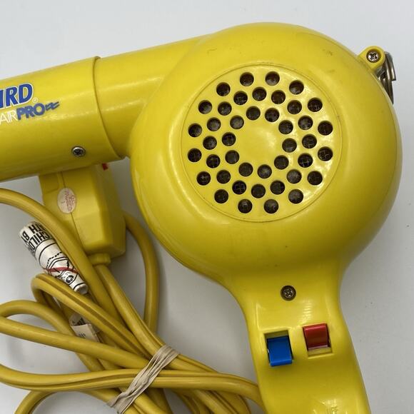 Conair Pro Yellow Bird Hair Dryer #YB075W works - 4 hot and cold settings- VIDEO - Picture 3 of 8